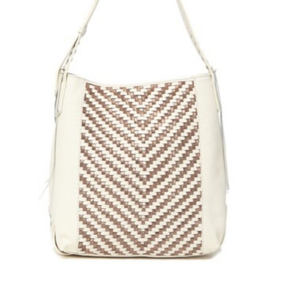 Kooba Dual Tone Leather Shoulder Bag - Picture 7 of 7